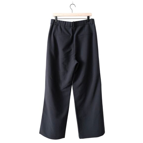Abercrombie & Fitch Sloane Tailored Wide Leg Black Trousers Women's Size 31 Tall - Picture 6 of 8